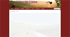 Desktop Screenshot of cotes-de-lorbe.ch