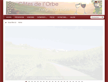Tablet Screenshot of cotes-de-lorbe.ch